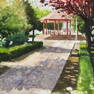 "Antigua plaza de Puerto Aysén"